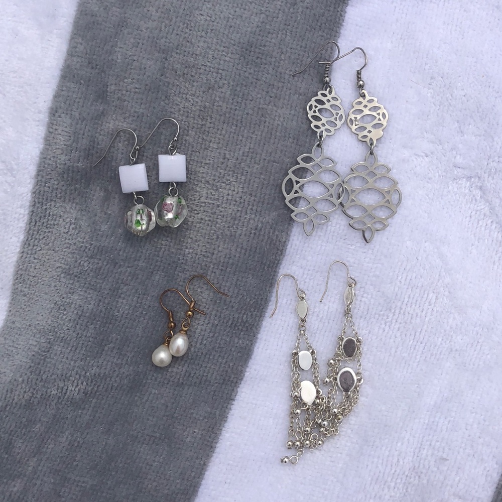bundle // 4 cute dangly earrings